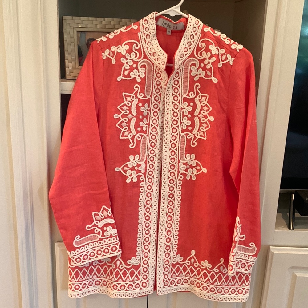 Bella tu blouse tunic jacket M